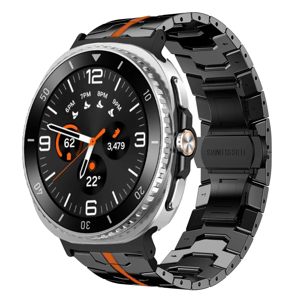 Cinturino in acciaio inossidabile di lusso per Samsung Galaxy Watch 8 8 Classic 40mm 44mm 46mm Bracciale in metallo per cinturini GALAXY Ultra 47mm 2025