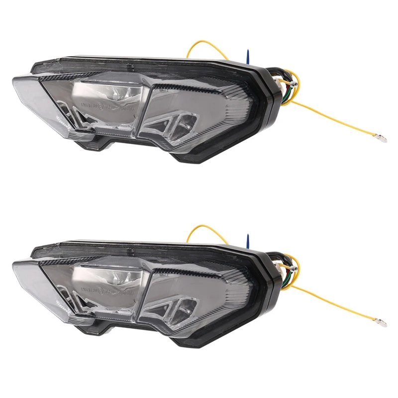 2X Motorcycle Integrated Blinker Lamp LED Tail Light Turn Signal For YAMAHA MT-10 FZ-10 FJ-09 MT09 Tracer 900/GT MT-09