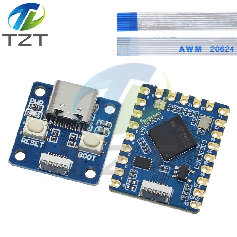 tzt-rp2040-tiny-modulo-de-placa-de-desenvolvimento-rp2040-para-zero-raspberry-pi-pico-usb-tipo-c-interface-264kb-sram-2mb-flash-para-arduino