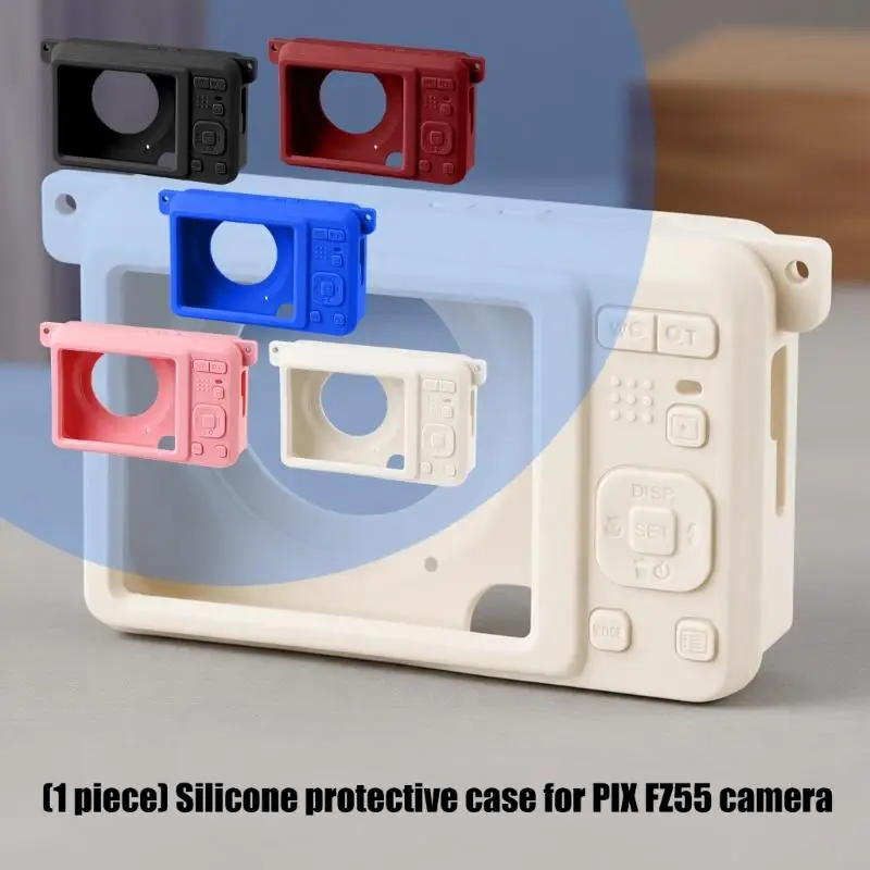 Customize Fit Silicone Cover Skin For PIXPRO FZ55 Camera Full Protections Shell Comfortable Grip Dust Resistant Case