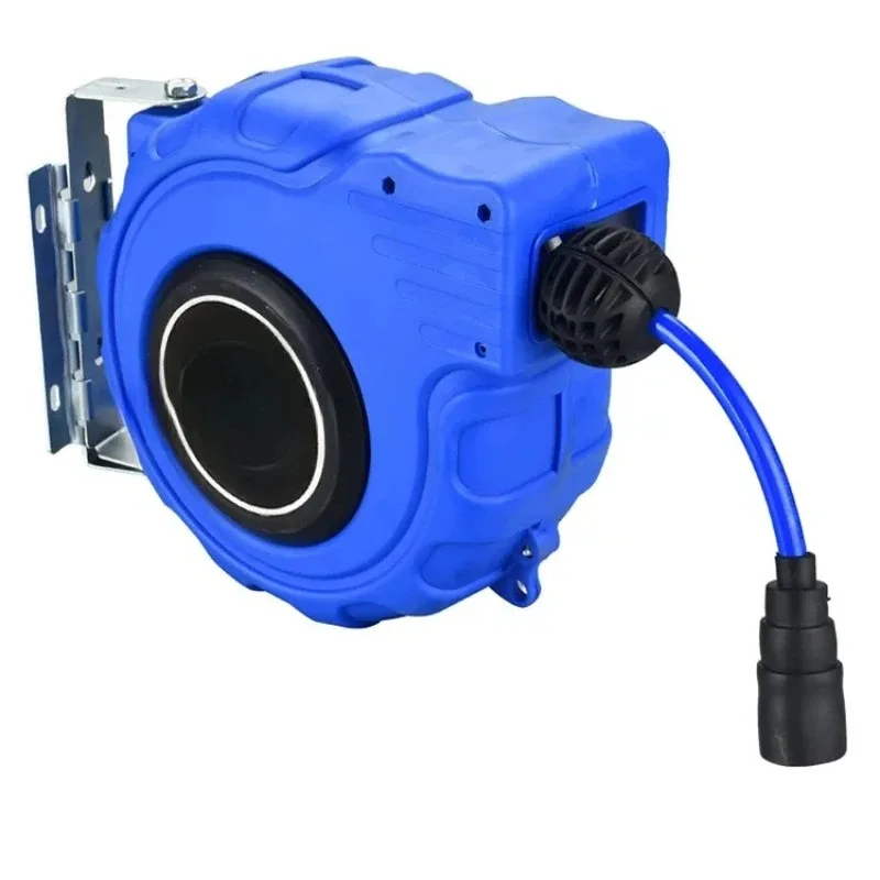 Automatic telescopic tube reel, pneumatic tool for recycling PU clamp tube