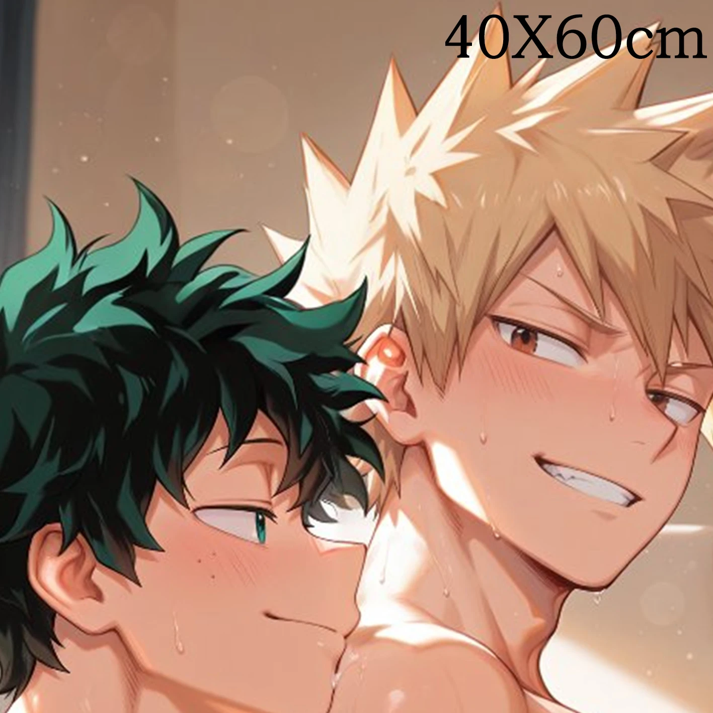 Dakimakura Anime Bakugo Midoriya Pillow Cover Sofa Cushion Double-side Print Throw Pillow Case 40X60cm