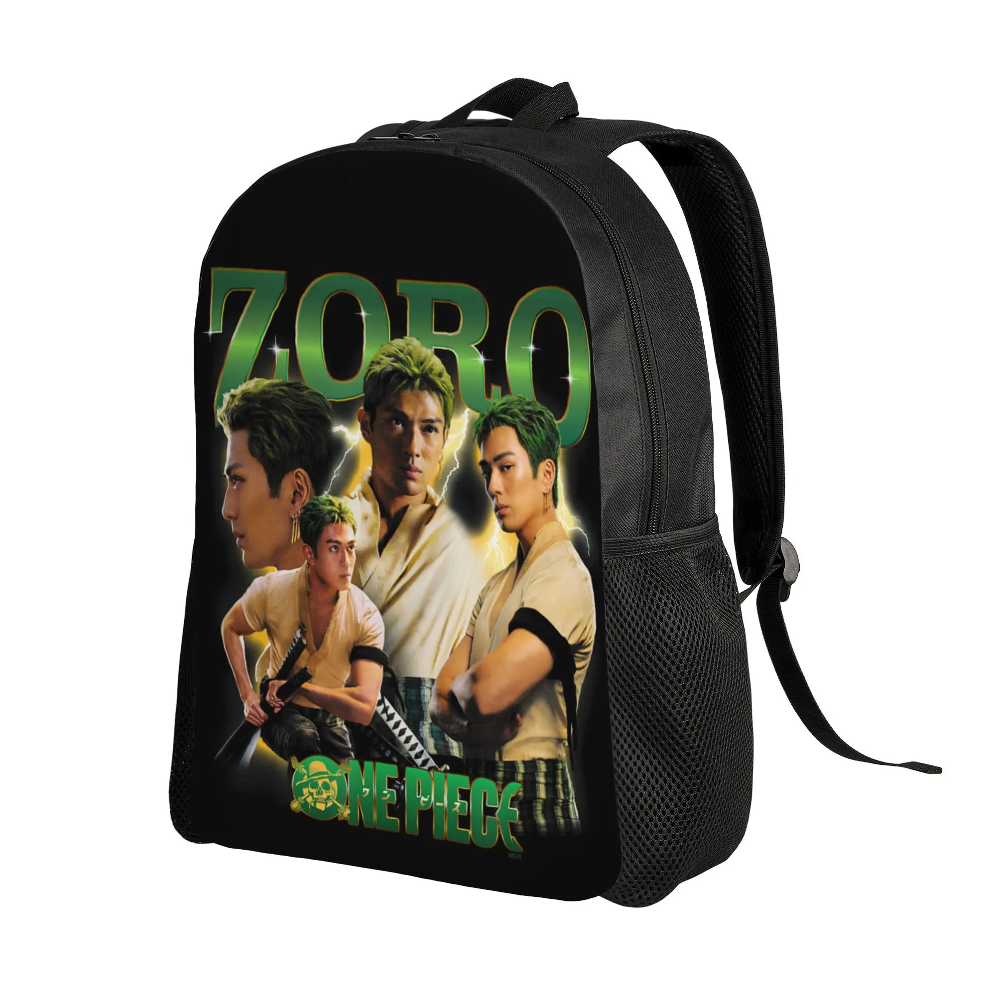 fashion backpacks One Piece Zoro Heartthrob Officially Licensed Daypack ita bag  mochila Vintage Travel Large Capacity Rucksack