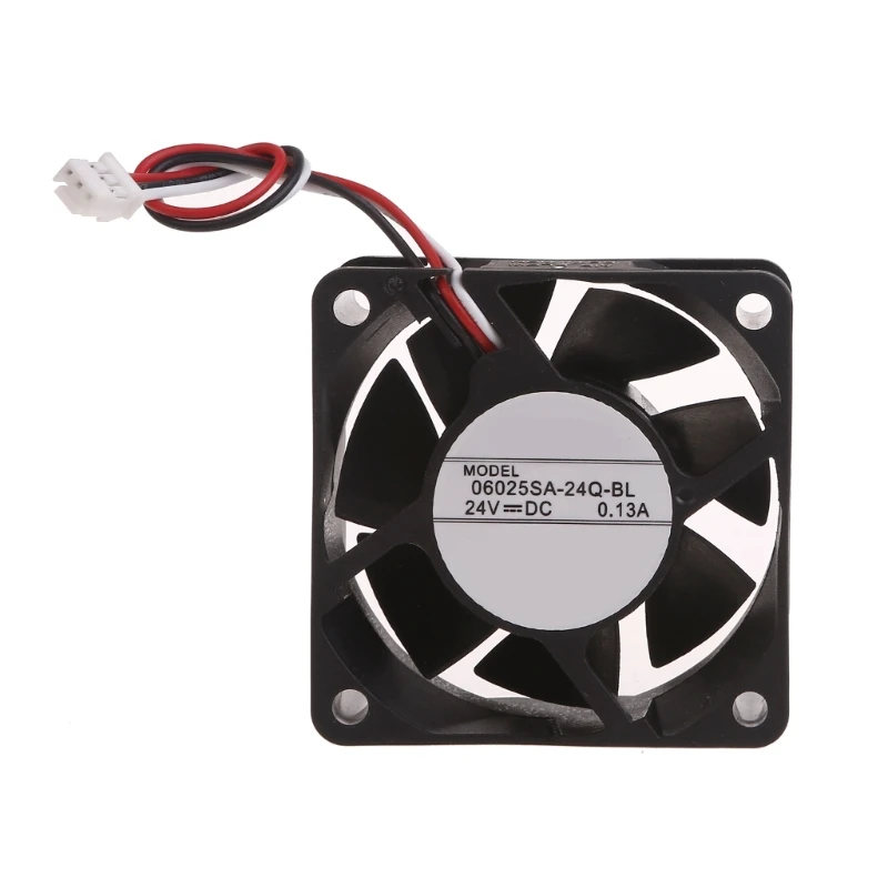 

Cooling Fan 6cm 6025 DC24V Cooler NMB 06025SA-24Q-BL 3 Lines for Fanuc System Dropship