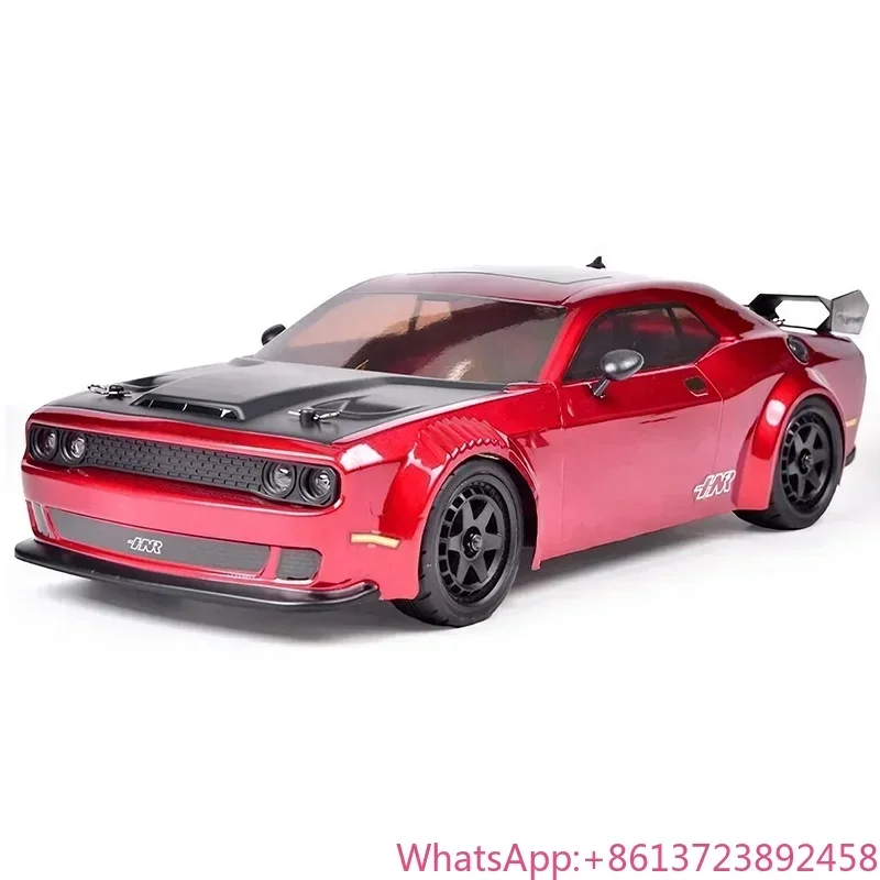 HNR H9802  SRT 1/10 Lights 2.4G Flat Run Electric Drifting 4WD Remote Control 1 10 Dodgi RC Car Brushless Birthday Gift