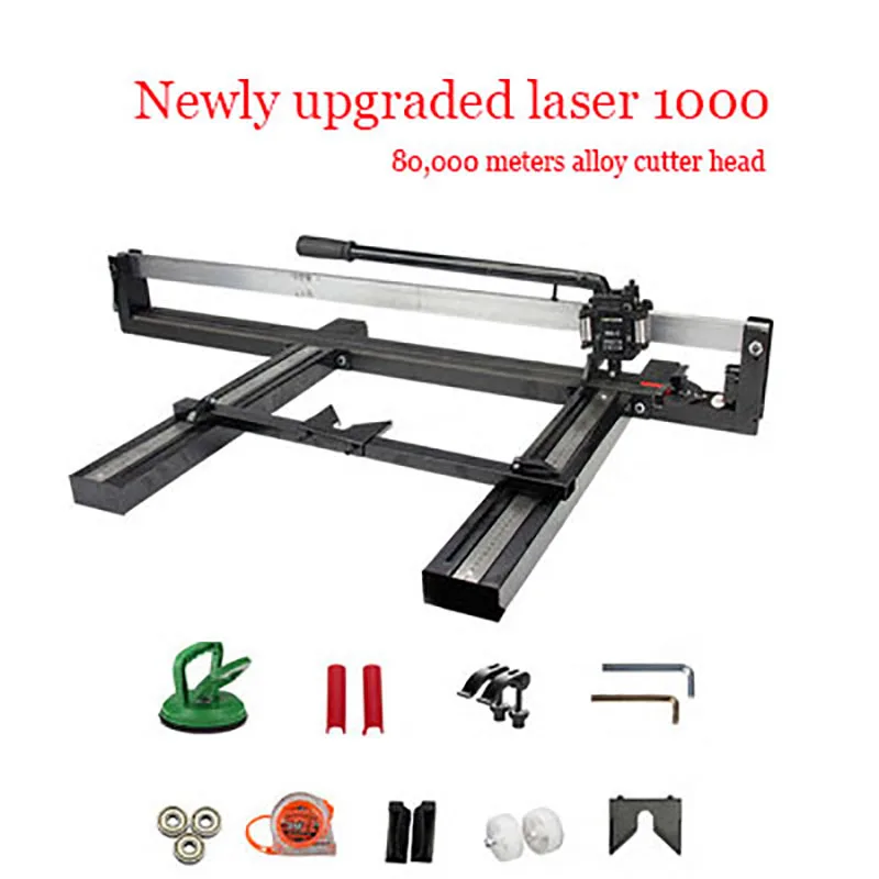 800MM Ceramic Tile Cutter Push Knife Manual Laser High Precision Ceramic Tile Cutter Hand Push Desktop Floor Tile Push Knife