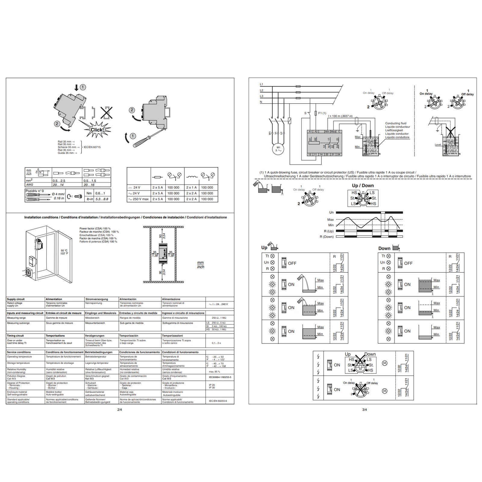 Imagem -04 - Crouzet Relé de Nível Líquido Hnm 84870700 24240vac dc 100 Original Novo