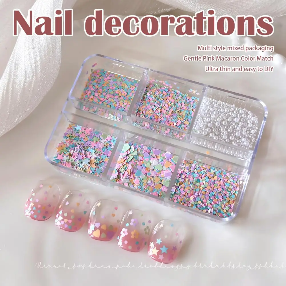 Colorful Star Sequin Aurora Ultrathin Glitter Powder Sparkle Magic Mirror Powder Nail Art Accessories Decorations Manicure Tools