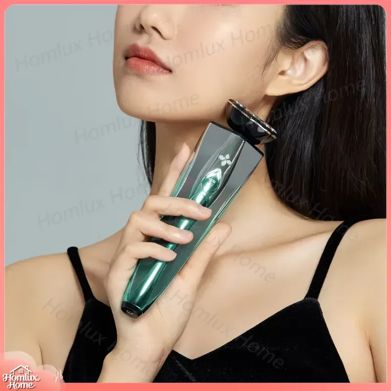5-in-1 RF EMS Facial Beauty Device with Red Blue Light Therapy for Skin Tightening Wrinkle Reduction Acne Treatment and Face
