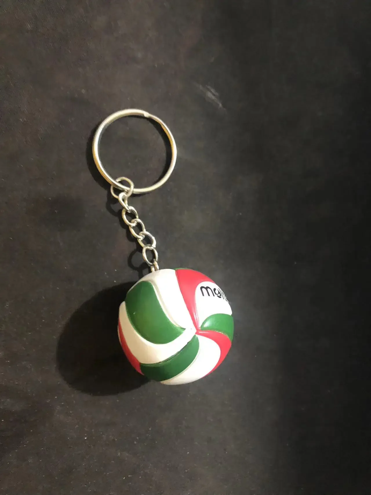 Personalizado Voleibol Pingente Keychain, Hardware PVC Pingente, Prêmio Do Concurso, Presentes De Negócios, 3.8cm