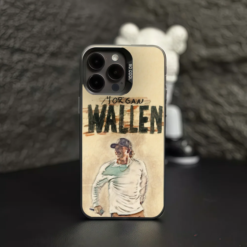Hot Singer phone case For iPhone 12 11 13 14 15 16 17 Max Pro Plus Mini Protective IMD Color  M-Morgan W-Wallen I'm the problem