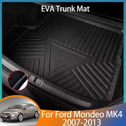 For Ford Mondeo MK4 Accessories 2007 2008 2009 2010 2011 2012 2013 Auto Trunk Mat Floor Tray Liner Cargo Boot Carpet Waterproof