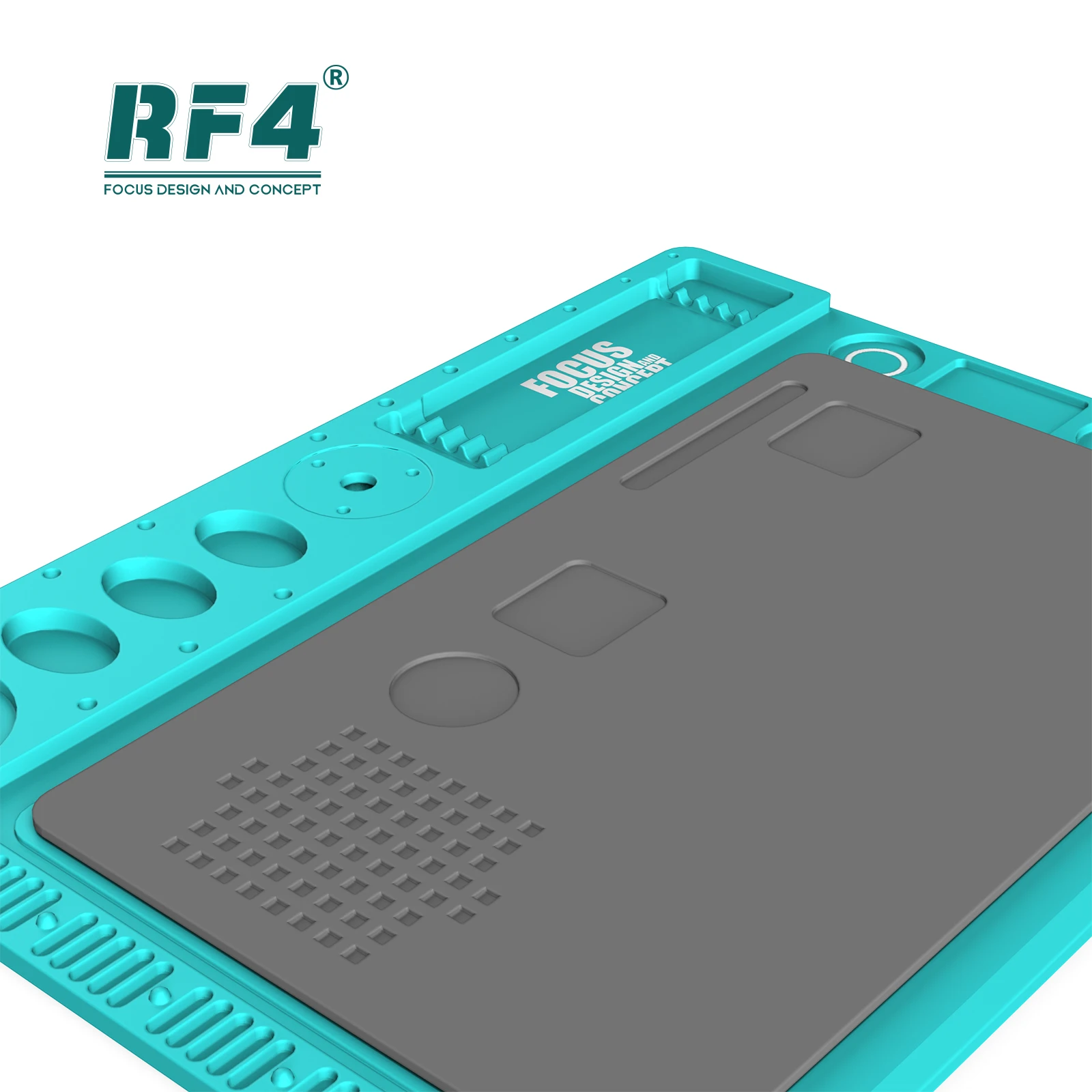 RF4-D2 410X300MM podstawa ze stopu aluminium telefon komórkowy PCB spawanie podkładka naprawcza zastosowanie lornetka/trynokularowy mikroskop