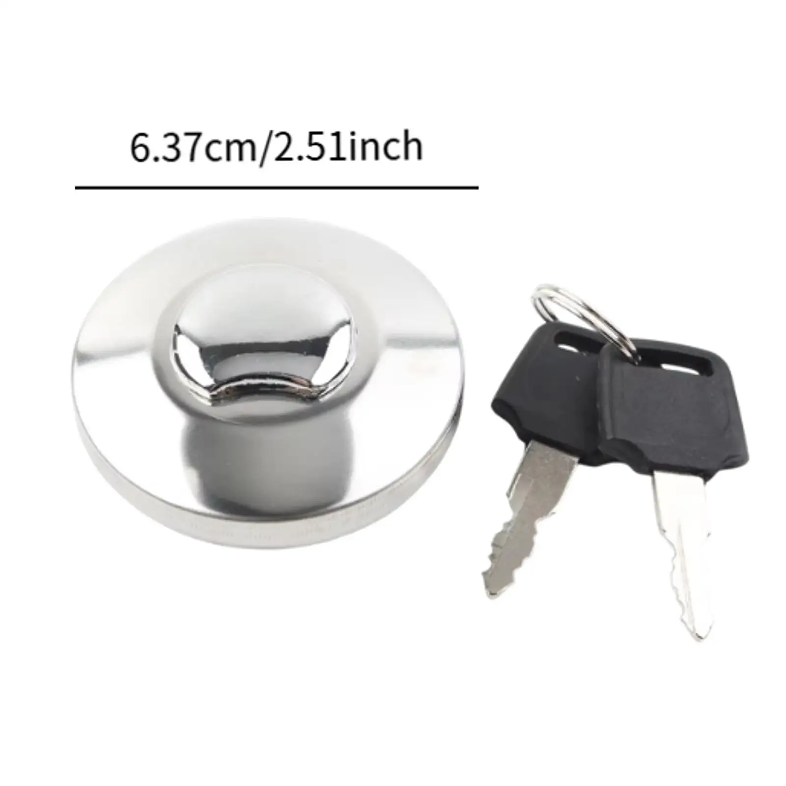 Universal Alloy Lock Fuel Tank Cap Key Switch Secure Gas Cover for Mini Dirt Bike Tank Protector