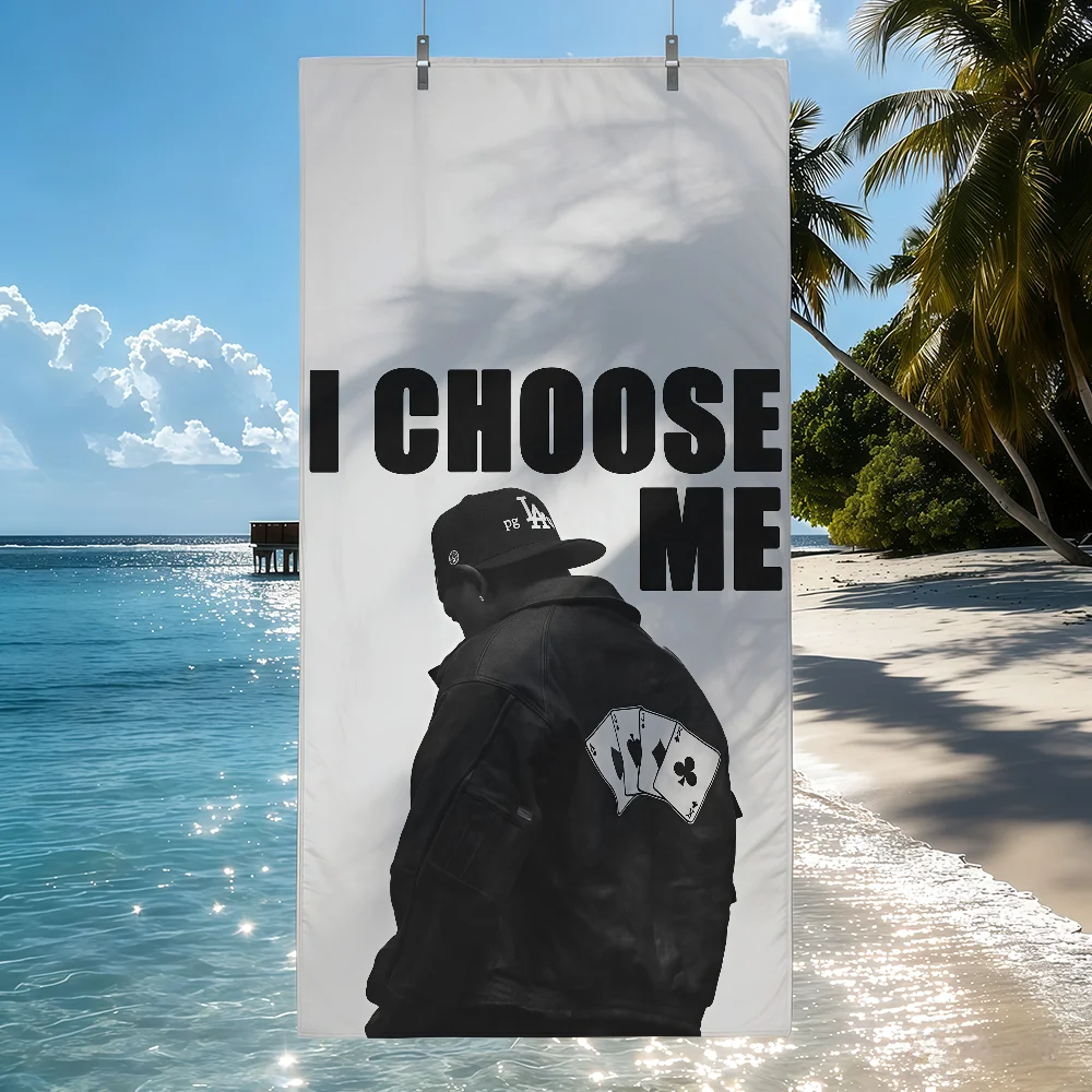 Singer Kendrick Lamar Towel Sports Quick Dry Travel Camping Sandproof Soft Light Large Beach Towel