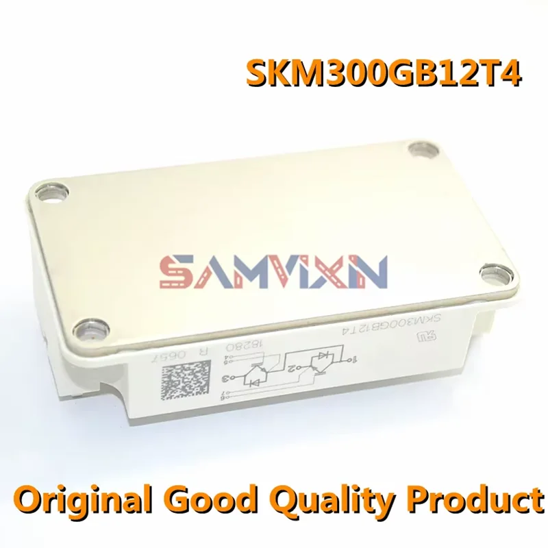 

SKM300GB12T4 (1 шт.) Транзистор модуля IGBT, SKM300GB Dual N Channel, 422A, 1,85 В, 1,2 кВ, оригинал в наличии