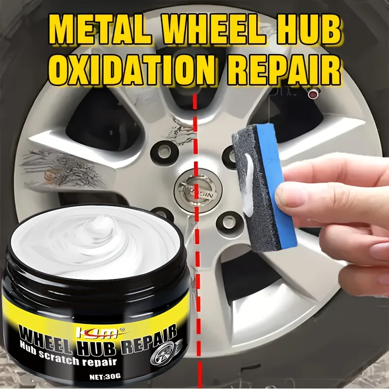 Wheel Scratch Repair Paste Alloy Rim Restoration Care Oxidation Removal Polish For Car Wheel Surface Refurbishment