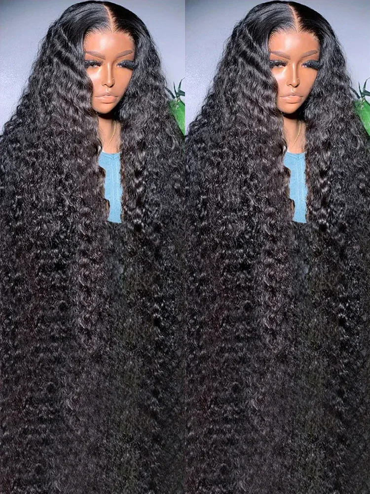 30 38inch Wear Go Wig Water Wave 7x5 Glueless Wig Human Hair Ready To Wear Pre Plucked 13x6 HD Curly Lace Front Human Hair Wig