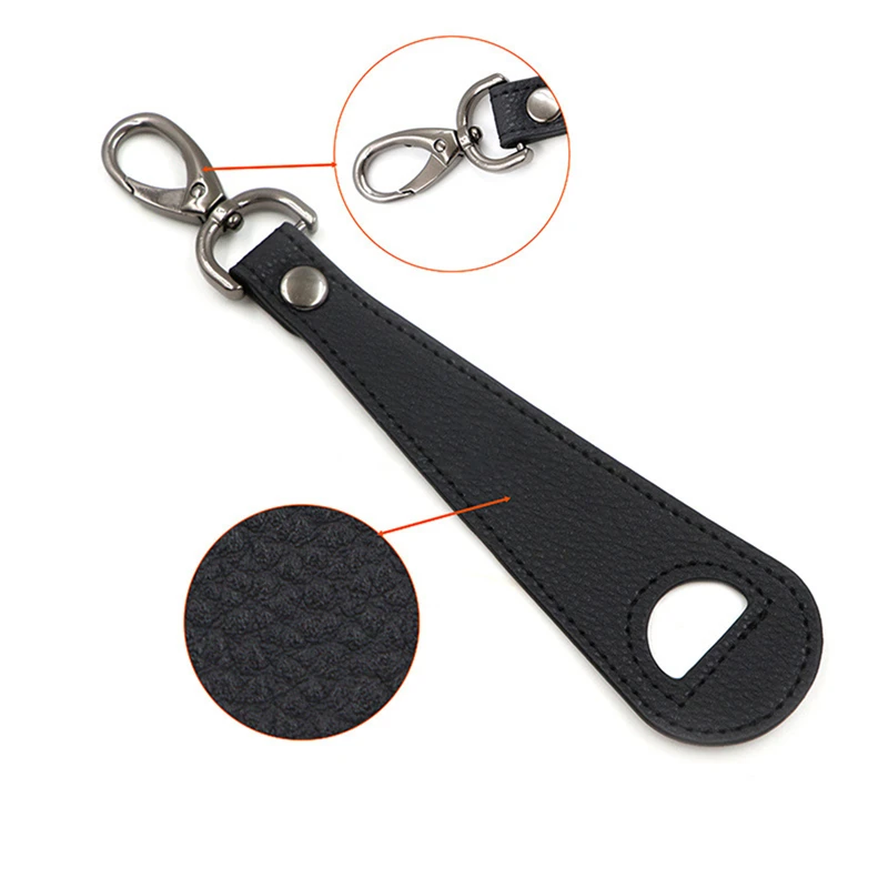 Couro Viagem Hat Clip para Golf, Baseball Hat Clip, luva de toalha, simples armazenamento carteira fivela, verão Hat Strap