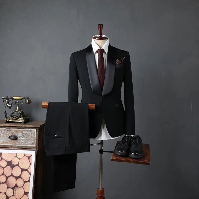 (26) Customized New Wedding Suits, Groomsmen Suits, Performance Costumes, Men's Suits