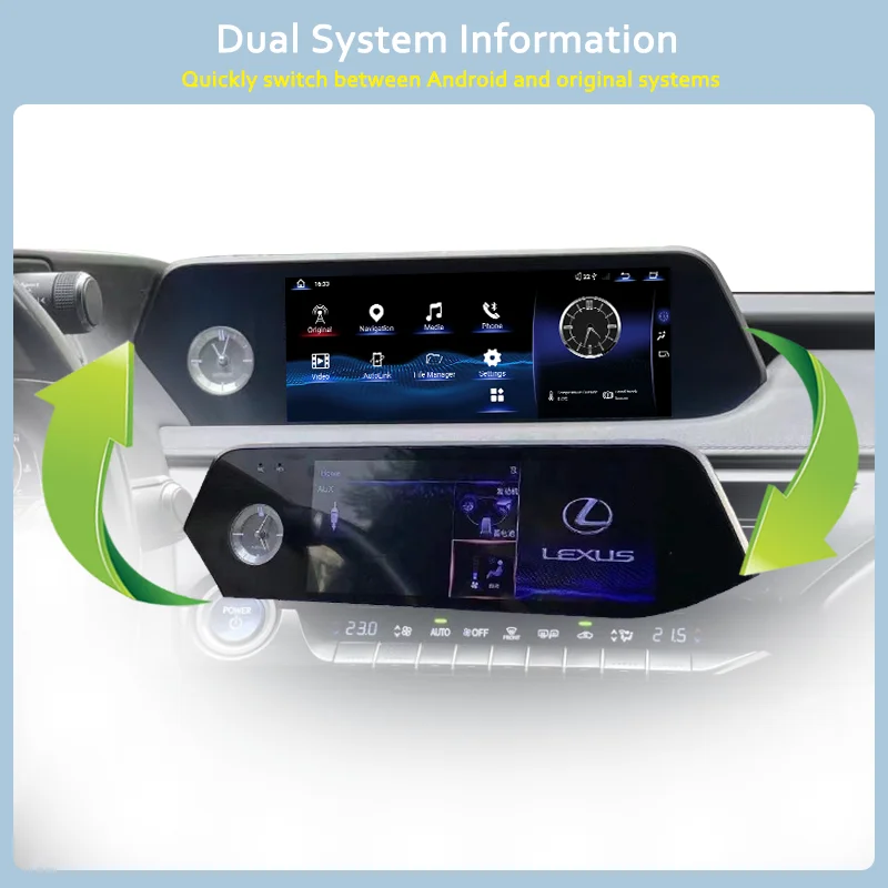 Android 13 Autoradio Carplay schermo per Lexus UX 200 250h 260h 2019-2020 lettore multimediale Qualcomm Car Smart Radio Navi