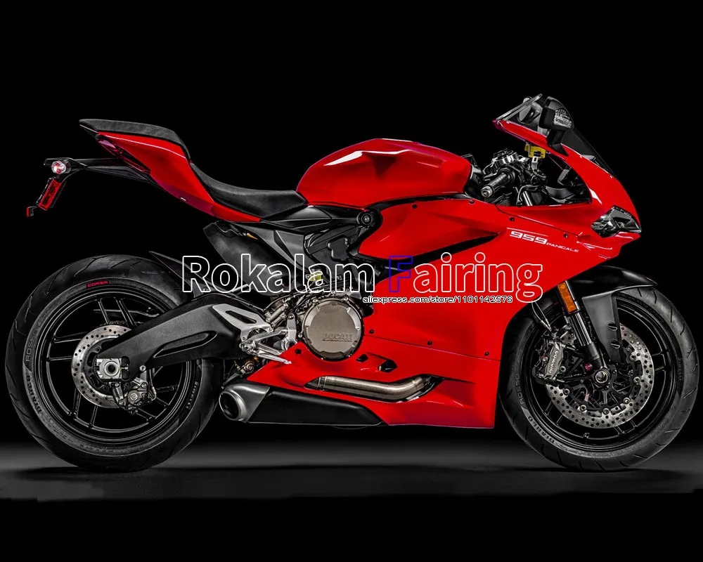 

For Ducati 959 1299 1299s 2015 2016 2017 Gloss Red Aftermarket Bodyworks ABS Motorcycle Fairing (Injection molding)