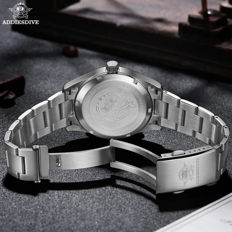 ADDIESDIVE 2024 New 39mm luxury Couple watches Stainless Steel AR Coating Sapphire NH35A Business Sports Watches Watch for Men image 5
