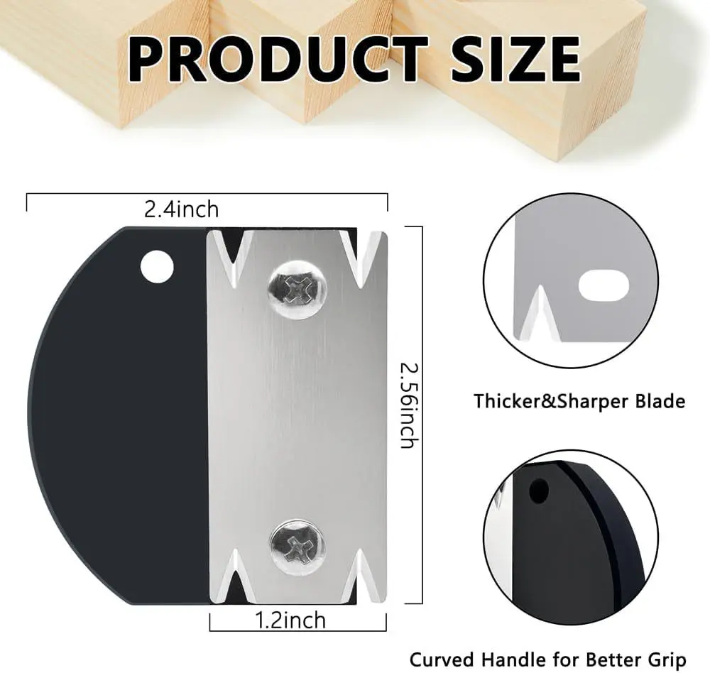 Trimmer Wood Chamfering Fillet Scraper Board Deburring Tool Trimming knife Woodworking Edge Corner Planer Specialty Edge Banding image 6