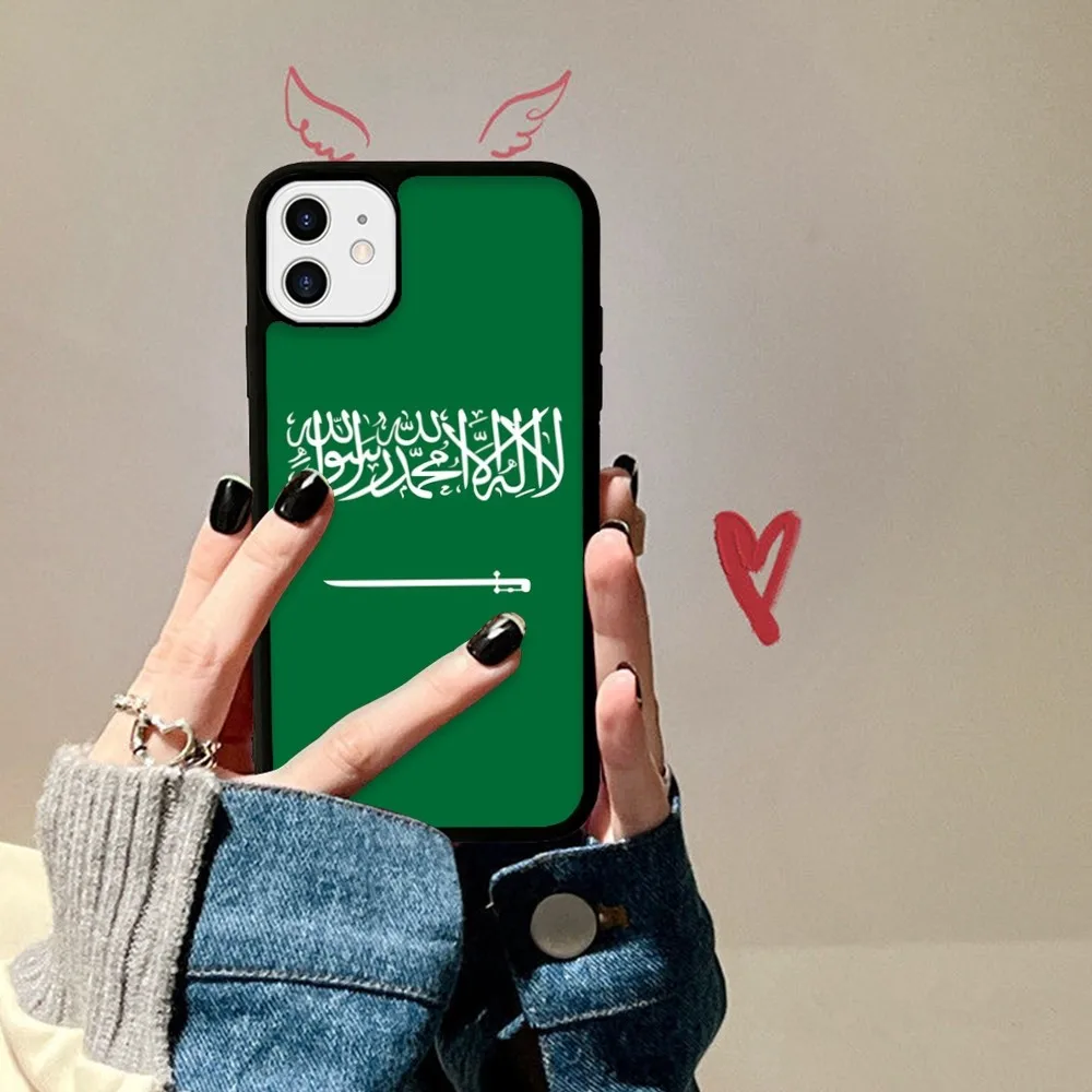 

Kingdom Of Saudi Arabia Flag Silicone PC+TPU For Samsung S10 20 30 22 23 24 Plus Lite Ultra Cover