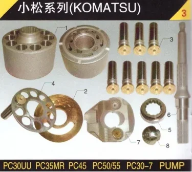 

Komatsu PC30-7 hydraulic pump spare parts