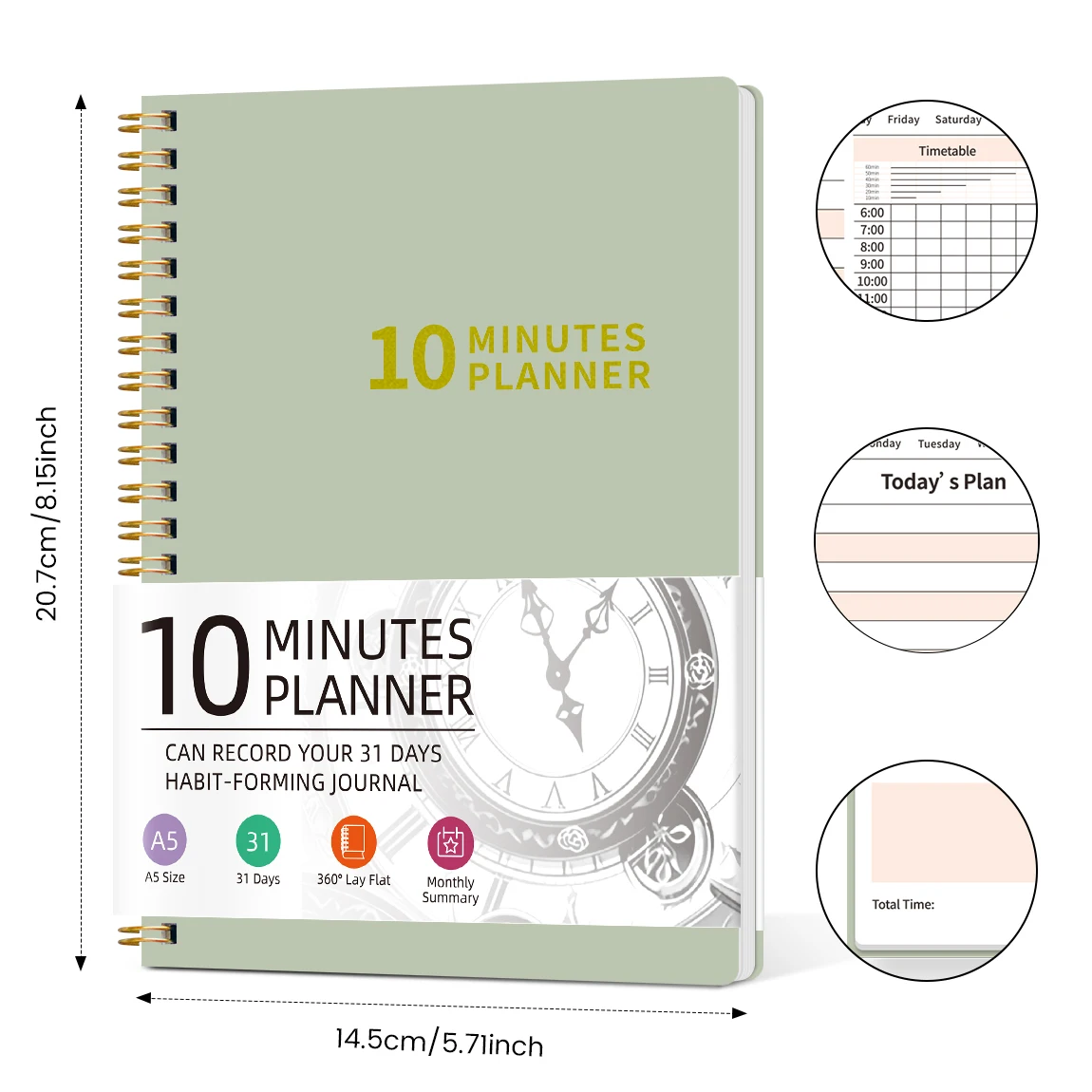 10-Minuten-Planer A5 Tägliches – Baby Food List Bewertung und Preis