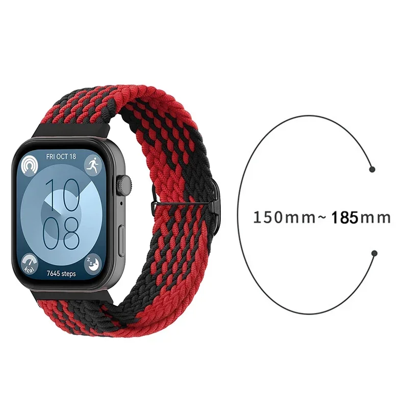 Nylon band for HUAWEI watch fit3 sport strap watchband accessories braided solo loop correa bracelet for HUAWEI fit3 new band