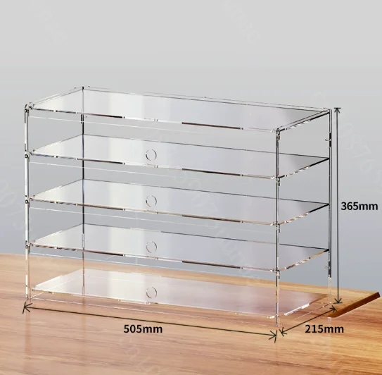 Acrylic Keyboard Display Rack Multi-layer Storage Cabinet Desktop Organizer Mechanical Keyboard Collection Holder