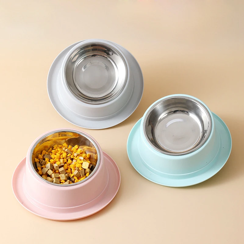 Pet Cat Feeder Slope Anti-Ant Food Bowl For Cat Pet Accessories Dog Bowl Quality Stainless Steel Container For Cats Pet Supplies