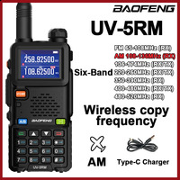 Baofeng UV-5RH Air Band Walkie Talkie 10W Wireless Copy Frequency Multi Band AM FM Type-C Long Range Ham Two Way Radio UV-5R 5RM