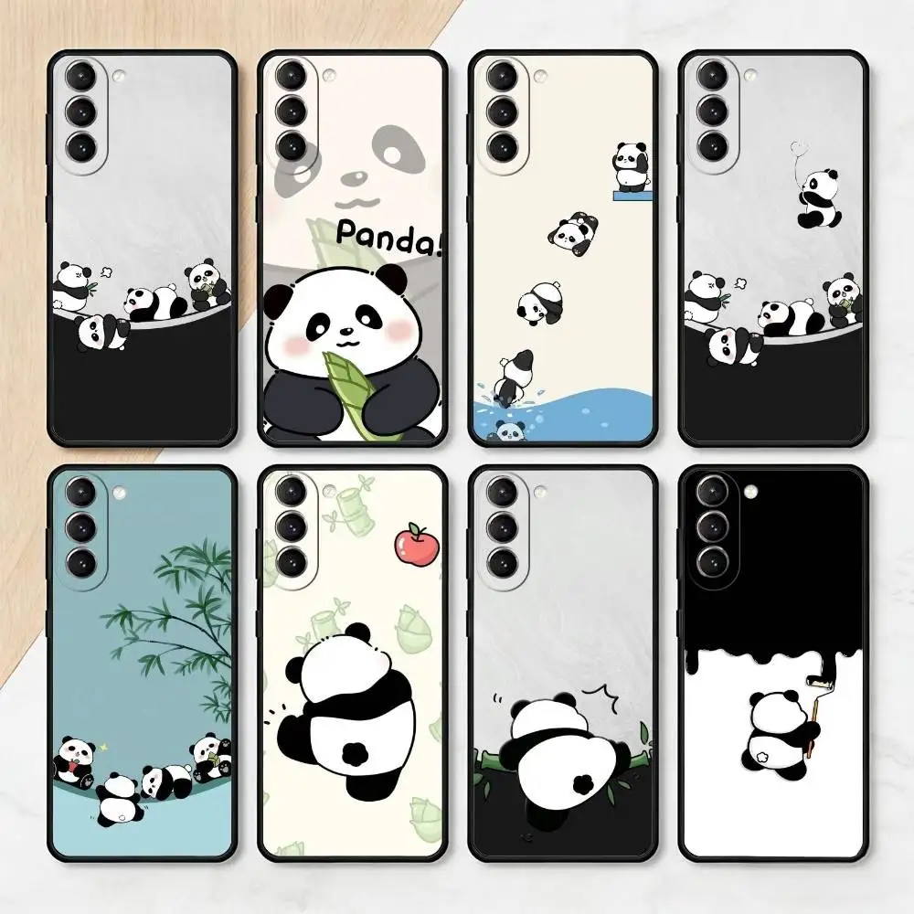 C-Cute P-Panda-DA Case for Samsung Galaxy S21 S25 FE S24 S23 Ultra S20 S9 S22 Plus S10 TPU Cover