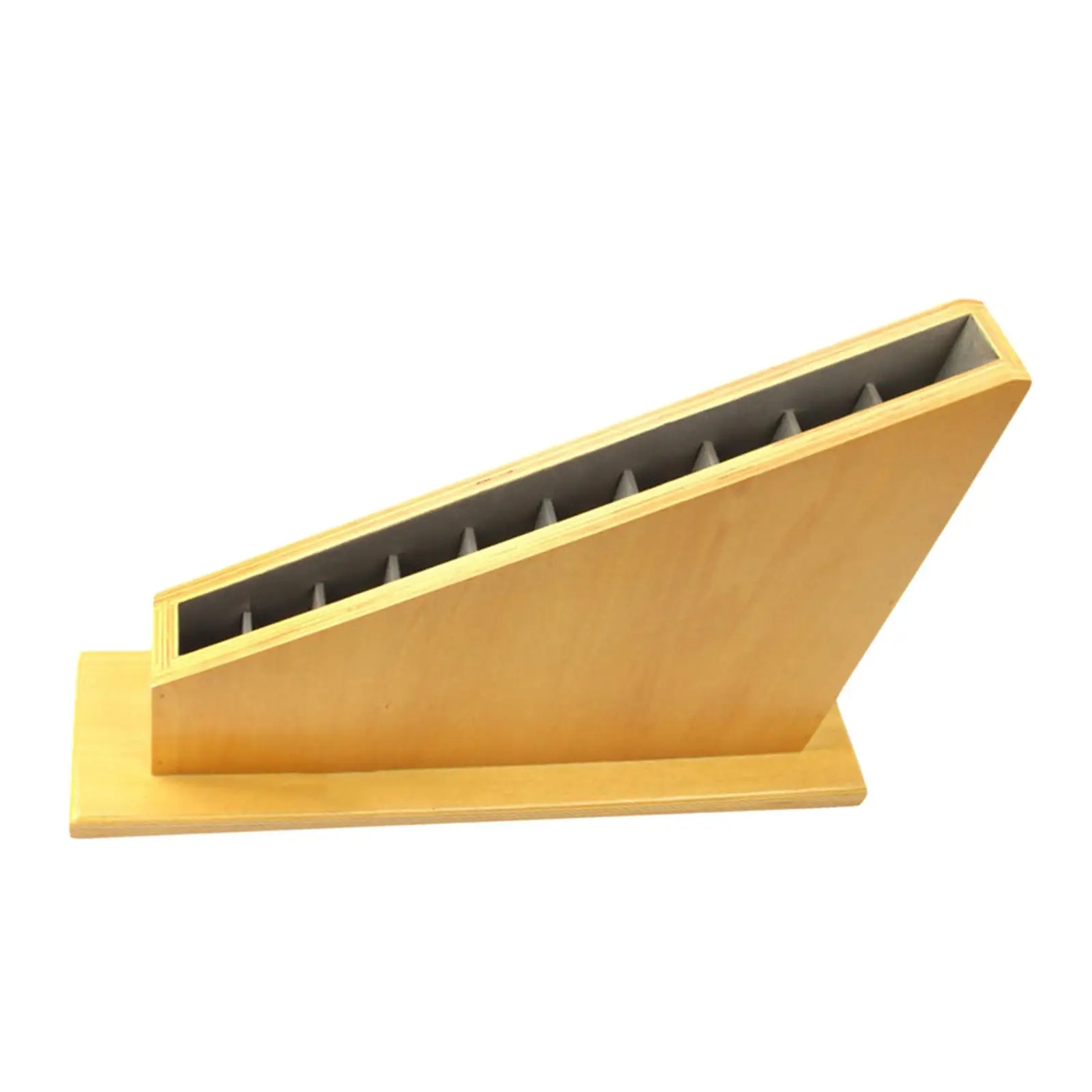 Wood Montessori Rods Holder Digital Math Number Rods Teaching Aids Counting Subtraction Long Sticks Base for