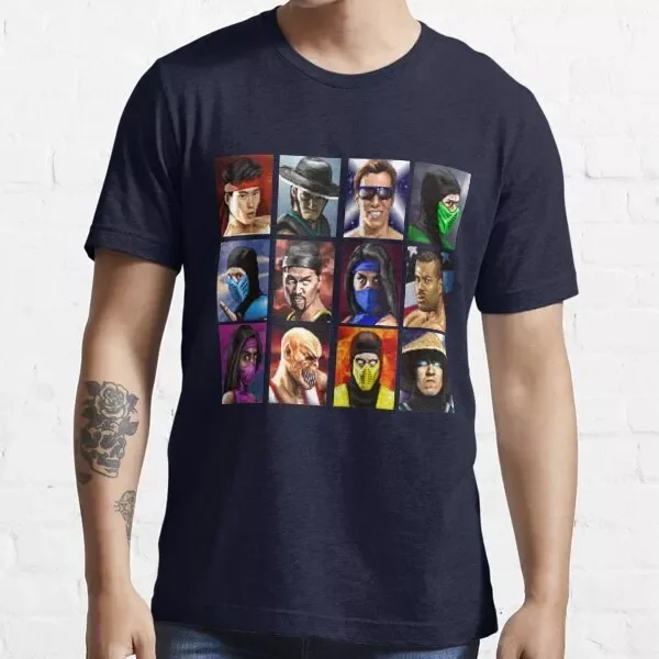 Classic Mortal Kombat II - Select Fighters - Video Game Essential T-Shirt