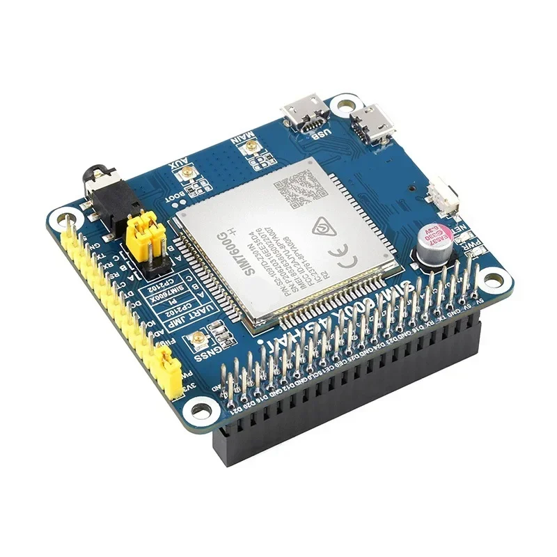 AvaCoreSIM7600G-H/CE 4G Expansion Board-GNSS Positioning Supports LTE Cat-1/3G/2G Compatible With Raspberry Pi/Jetson Nano For G