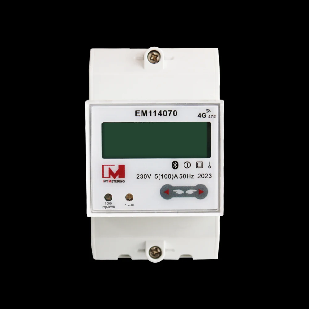 EM114070 CAT4 GSM gprs medidor monofásico 4g energy meter Watt-Hour Meter