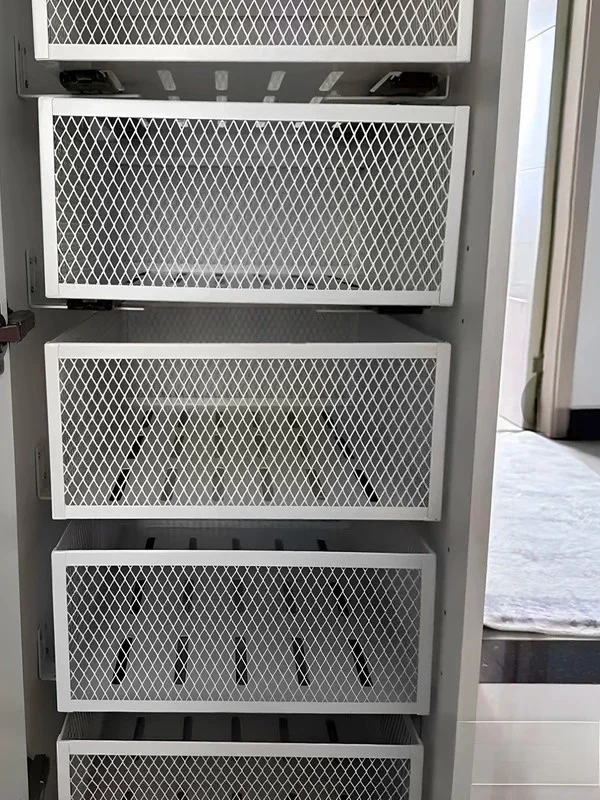 adjustable-multi-layer-drawer-style-kitchen-cabinet-storage-basket-sliding-track-no-drilling-required-organizer-bin-rack