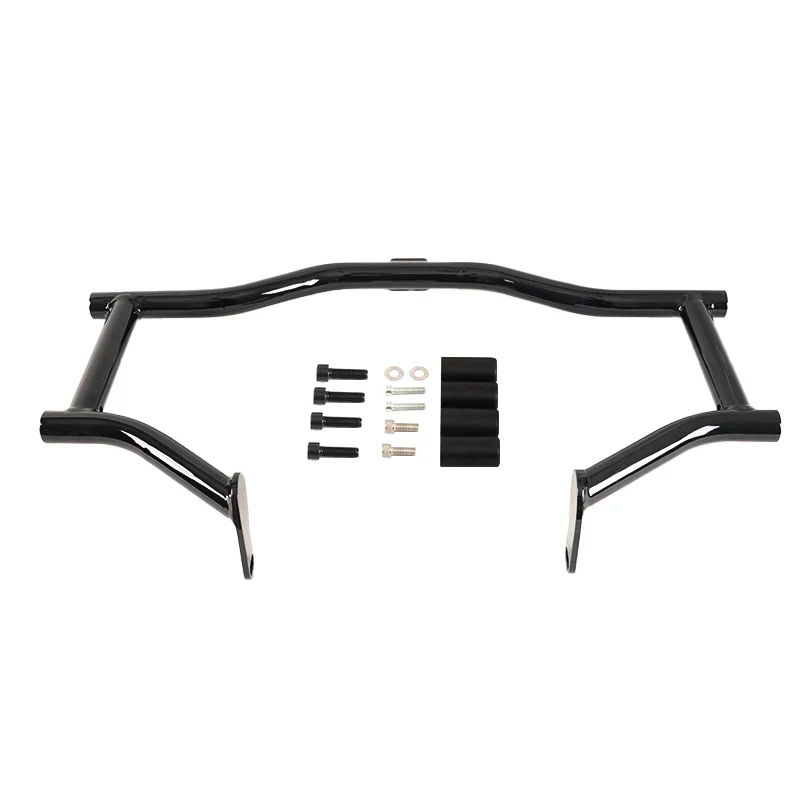Double Protech Club Style Steel Black Engine Guard Crash Bar For Harley Touring 2009-2023