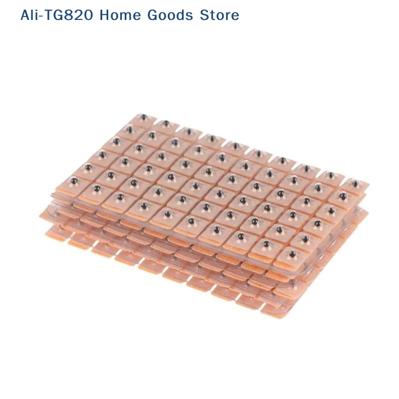 [TG820]60Pcs/Bag Seeds Sticker Auricular Auriculotherapy Vaccaria Ear Acupuncture Massage Therapy Needle Patch