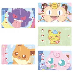 60*35*0.2cm Anime Pokemon GAME PTCG Dedicated Card PlayMat Battle Against Cute Series Pikachu Eevee Gengar Collection Gift Toy