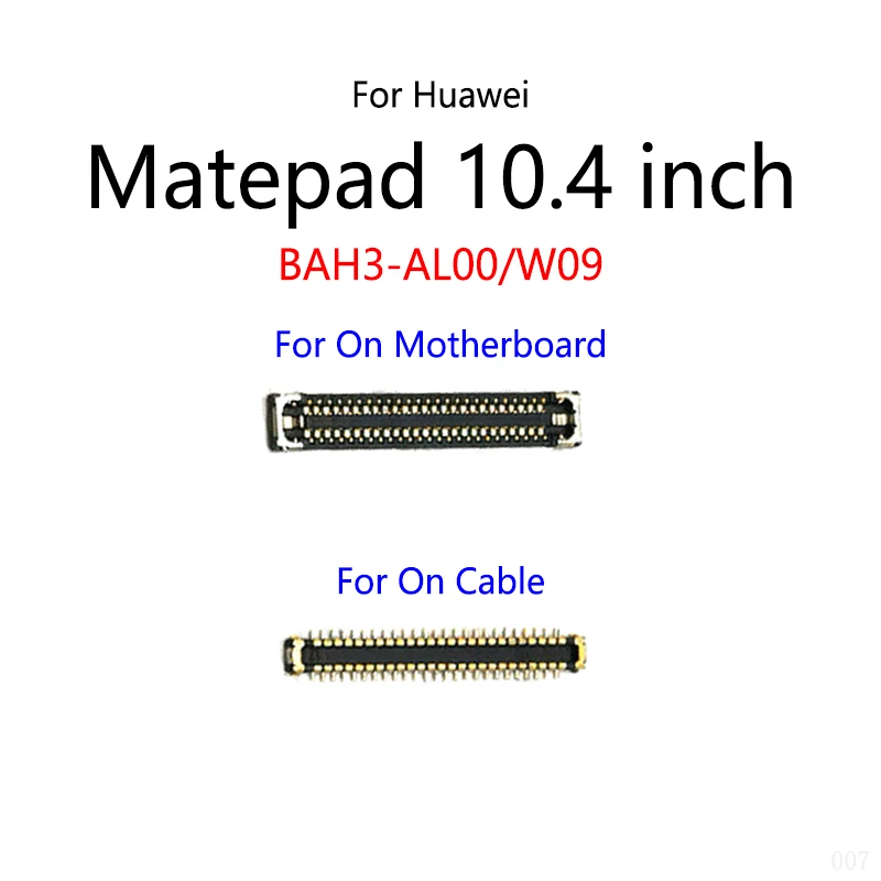 

2PCS/Lot For Huawei Matepad 10.4" inch BAH3-AL00/W09 LCD Display Screen FPC Connector Port On Mainboard / Flex Cable