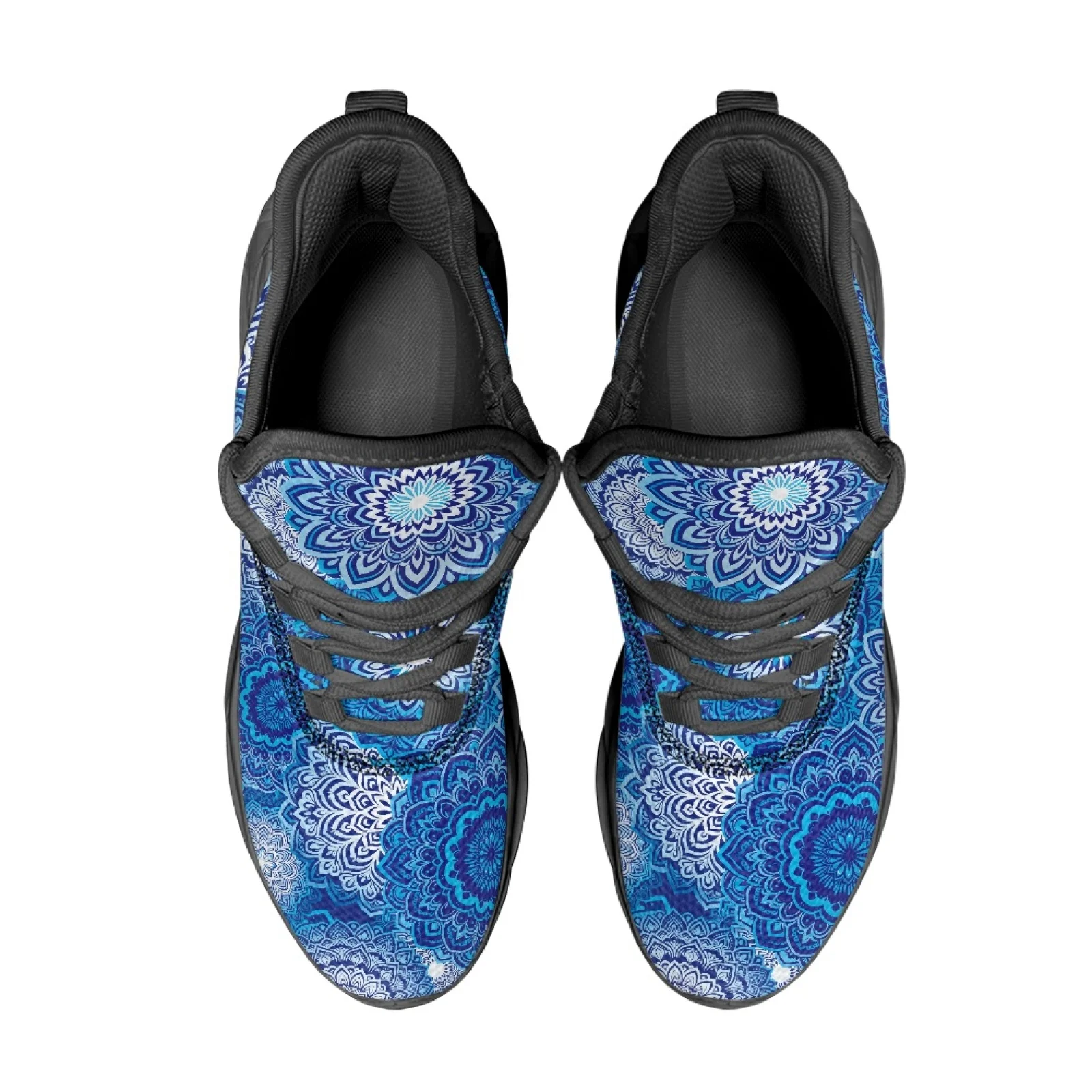PENSTROLL Breathable Men's Sport Trainer Non Slip Men's Fashion Sneakers for Work Students Mandala