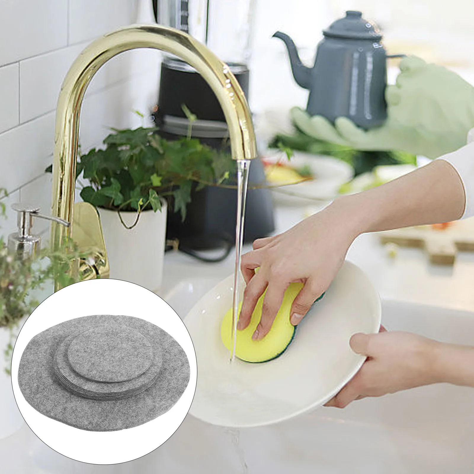 

24Pcs Felt Plate Dividers Pot and Pan Protectors Reusable Anti-Scratch Kitchen Gadget Dish Storage Protector Pot Pan Protectors