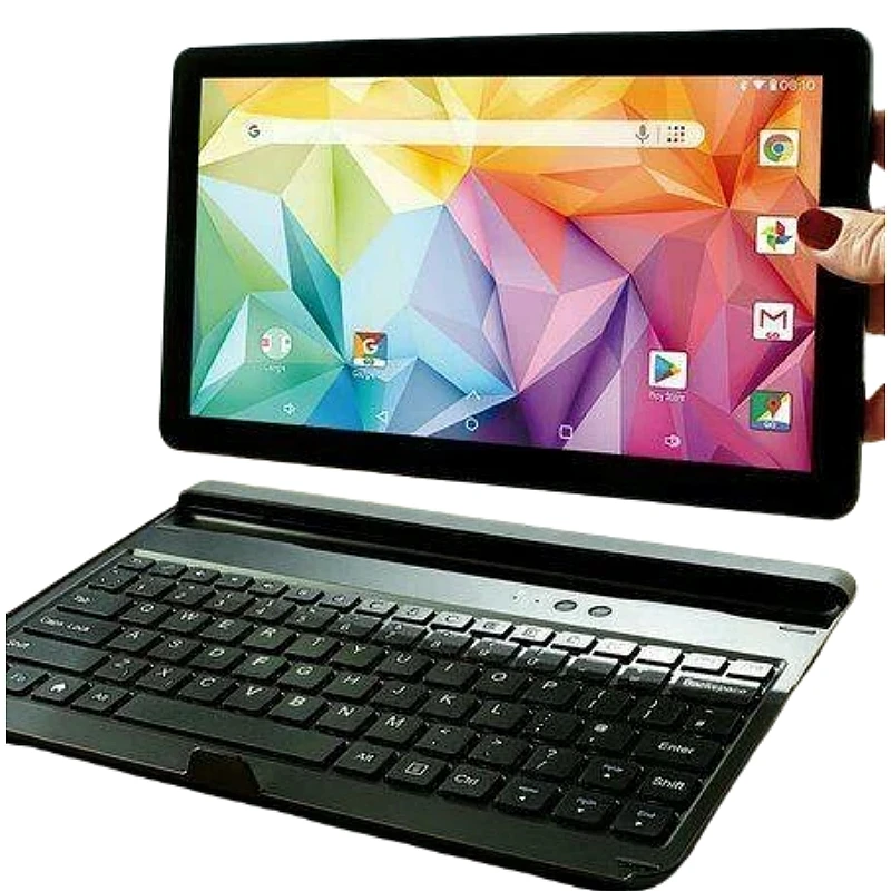 64bit 10.1" Android 8.0 Tablet PC With Keyboard 1GB RAM 16GB ROM A35 Quad-Core Dual Camera 4000mAh 1280*800 IPS