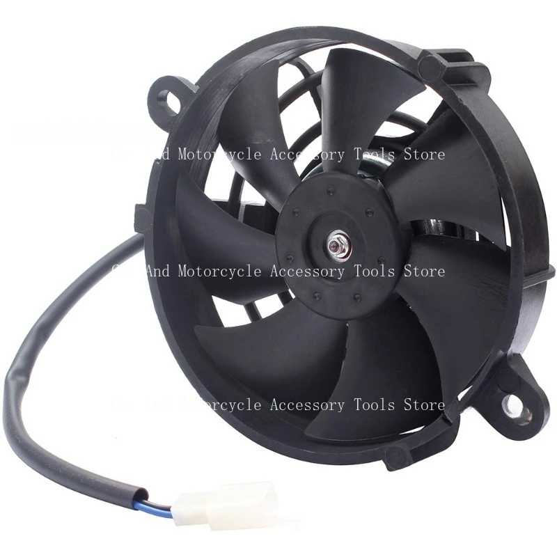 ATV Four-wheel Beach Bike Motorcycle Go Kart Accessories Suitable For 150-250cc Water-cooled Tank Oil Cooler Fan Radiator view 3