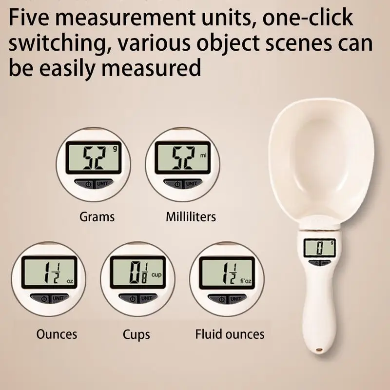 Colher de medição digital colher de medição eletrônica para gadgets de cozinha portátil ferramenta de medição de alimentos para animais de estimação açúcar